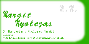 margit nyolczas business card